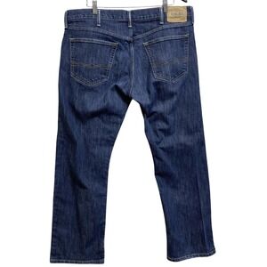 Denizen from Levis 218 Straight Fit Jeans Men 40x32 (40x30) Dark Wash Blue Denim